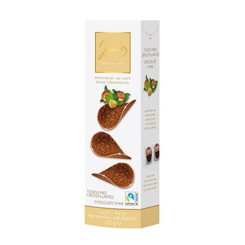 Tuiles de chocolat noisette 100 g