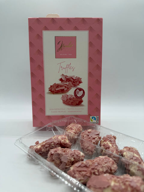 Boite truffes chocolat Ruby 100G
