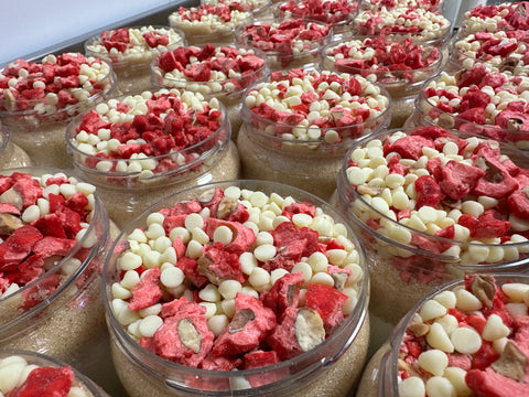 Cookies chocolat blanc Pralines roses 470G