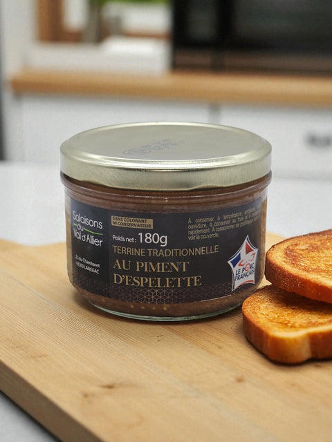 Terrine Campagnarde au Piment d'Espelette 180g