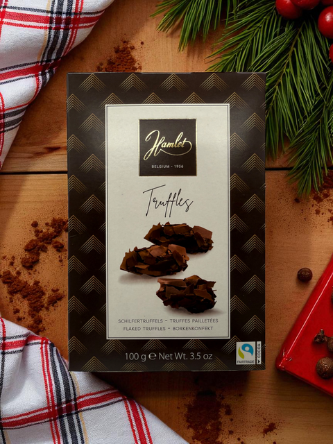 Boite truffes chocolat noir 100G