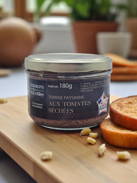Terrine Paysanne aux Tomates Séchées 180g