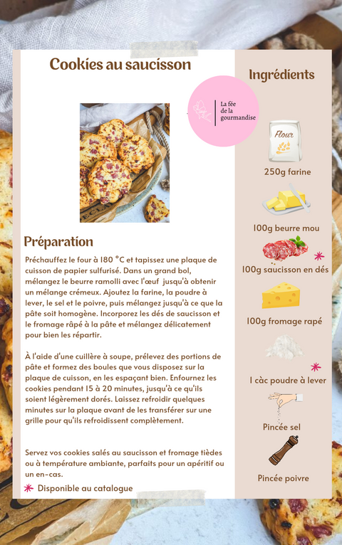 Cookies au saucisson