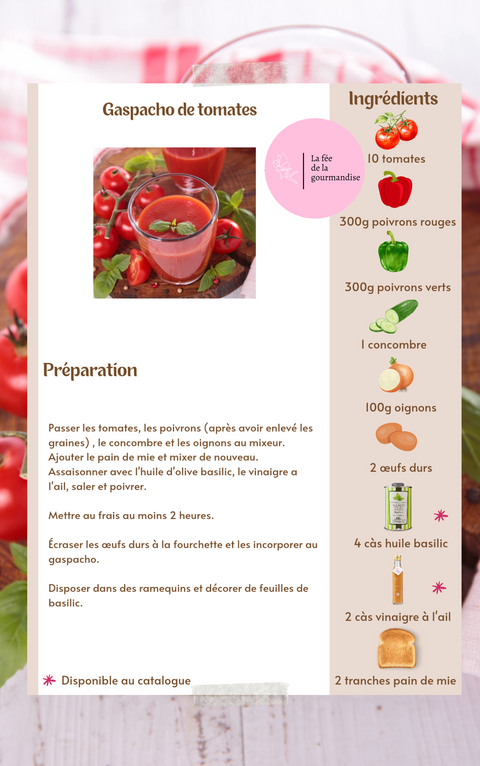 Gaspacho de tomates