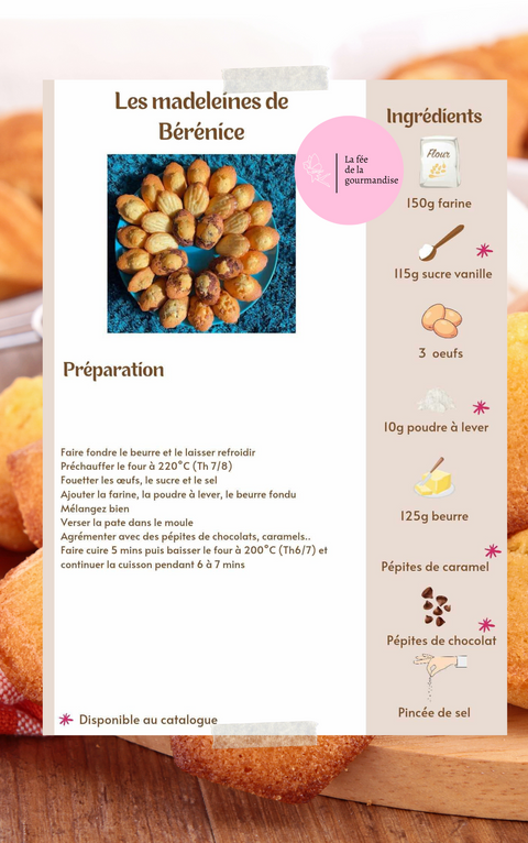 Madeleines au chocolat