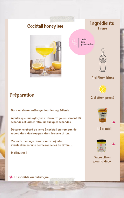 Cocktail Honey Bee
