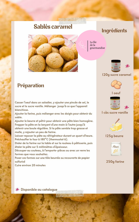 Sablé caramel