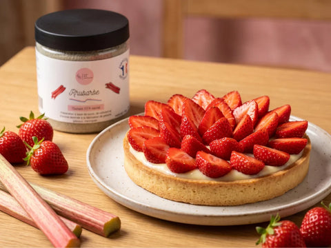Tarte aux fraises revisitée au sucre rhubarbe : le dessert phare de l'été