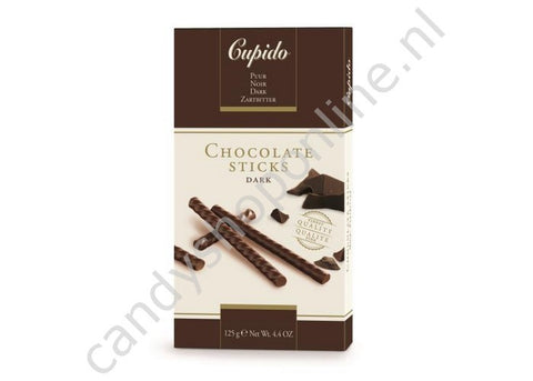 Boite sticks chocolat noir 125G