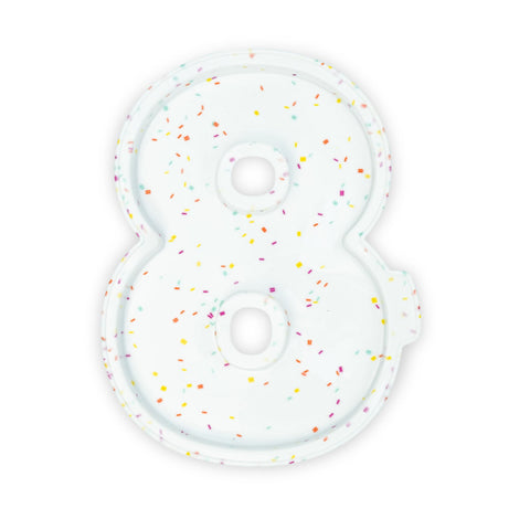 2 Moules à génoise - chiffre 8