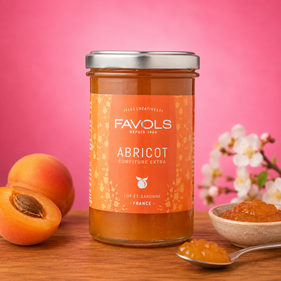 Confiture Abricot 240g en situation