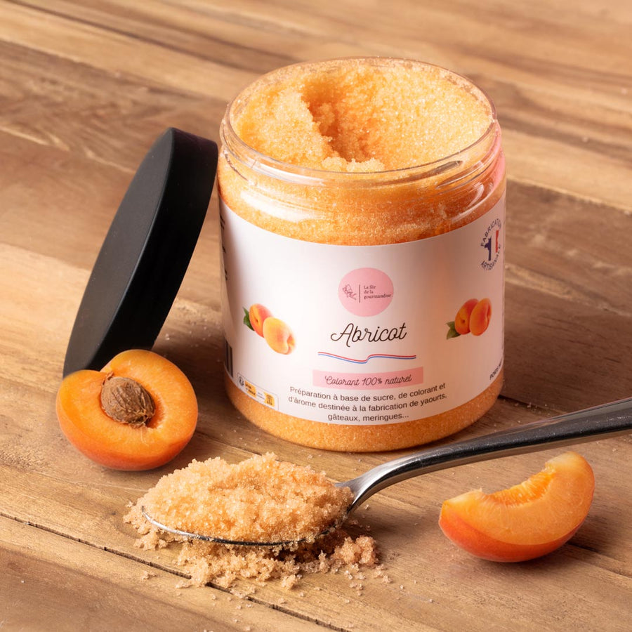 Sucre aromatisé Abricot en situation