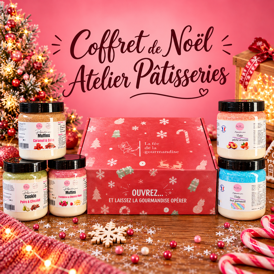 Coffret de Noël - L'Atelier Pâtisserie en situation