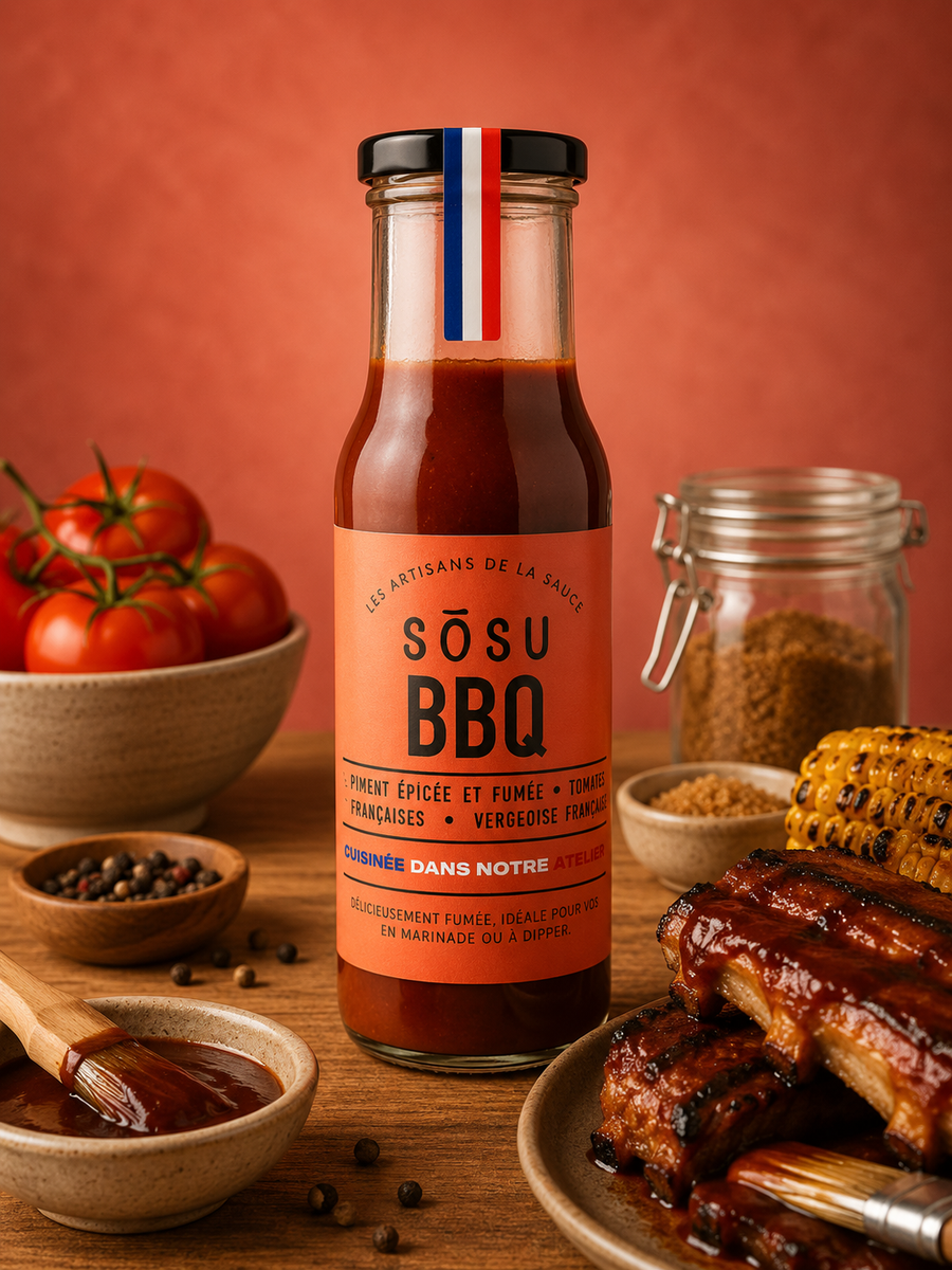 Sauce - BBQ Fumé  250G en situation