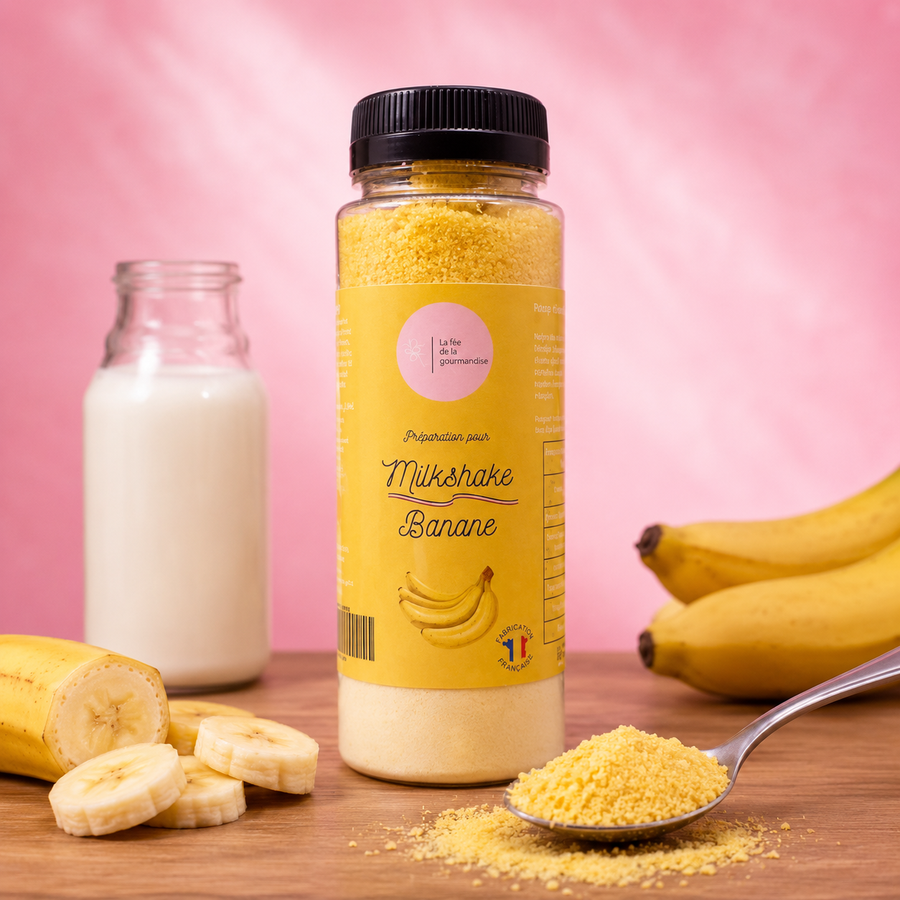 Milkshake Banane en situation