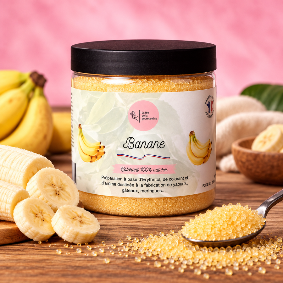 Érythritol Aromatisé Banane 250G en situation