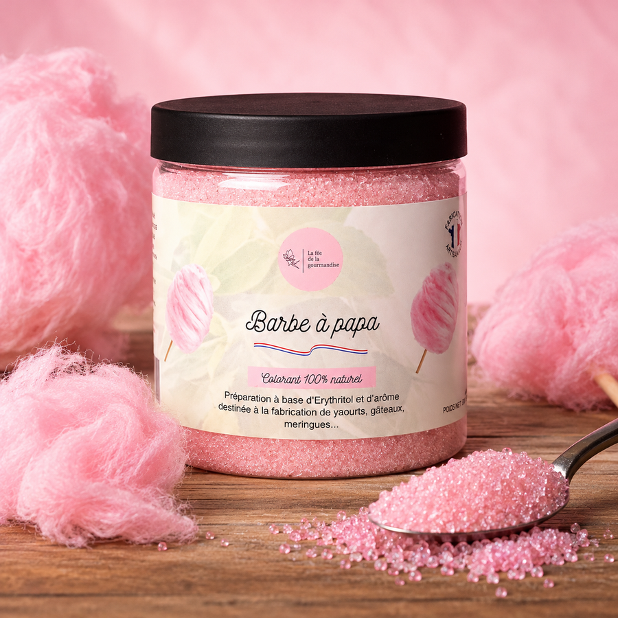 Érythritol Barbe à papa 250G en situation
