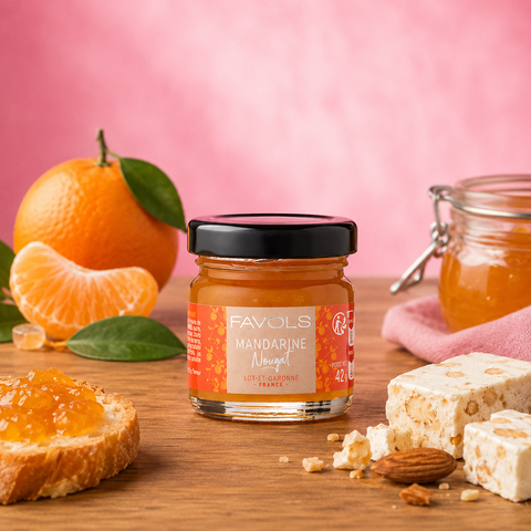 Confiture mandarine nougat 42G