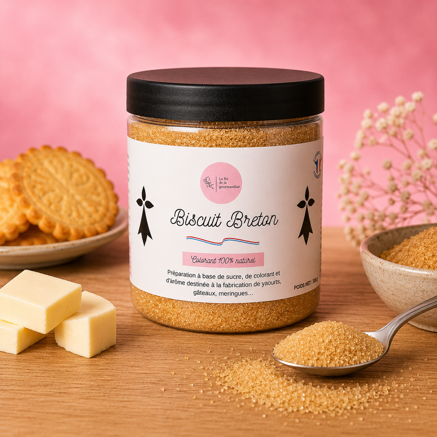 Sucre aromatisé Biscuit Breton en situation