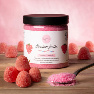 Sucre aromatisé bonbon fraise Tagaga