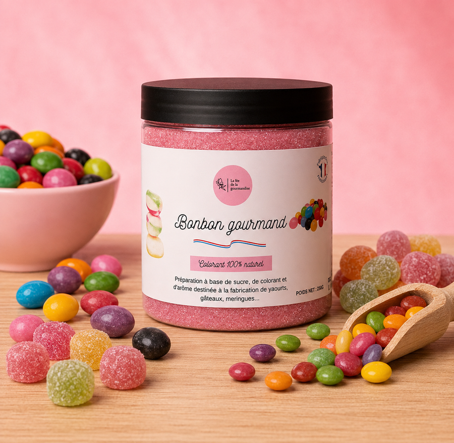 Sucre aromatisé Bonbon Gourmand en situation