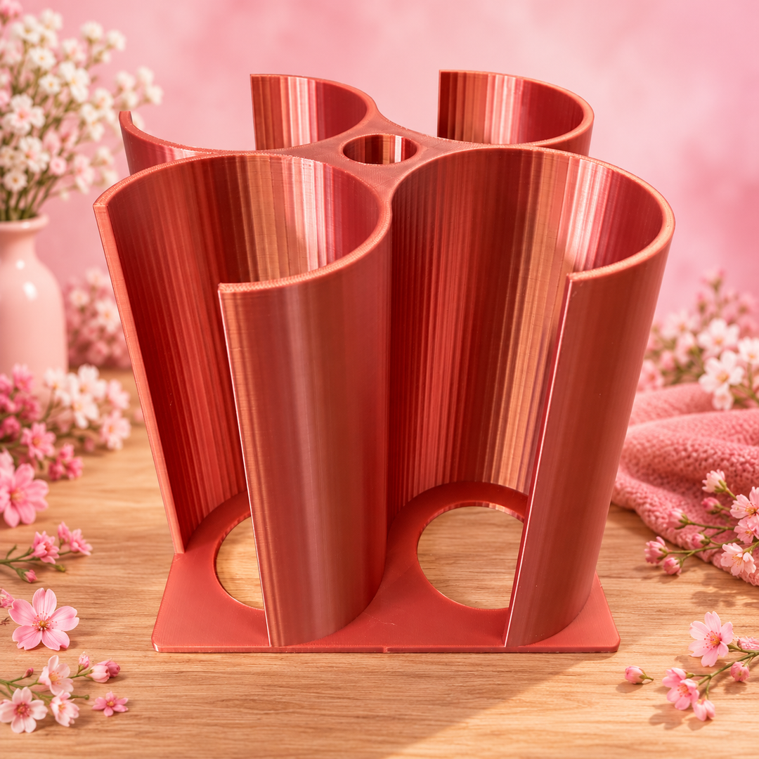 PRÉSENTOIR À SUCRES AROMATISÉS – BRONZE – CAPACITÉ 8 POTS