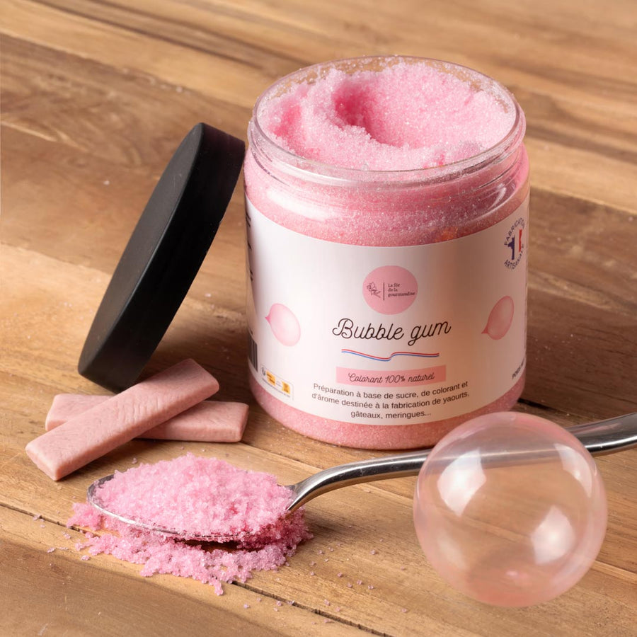 Sucre aromatisé Bubble Gum en situation