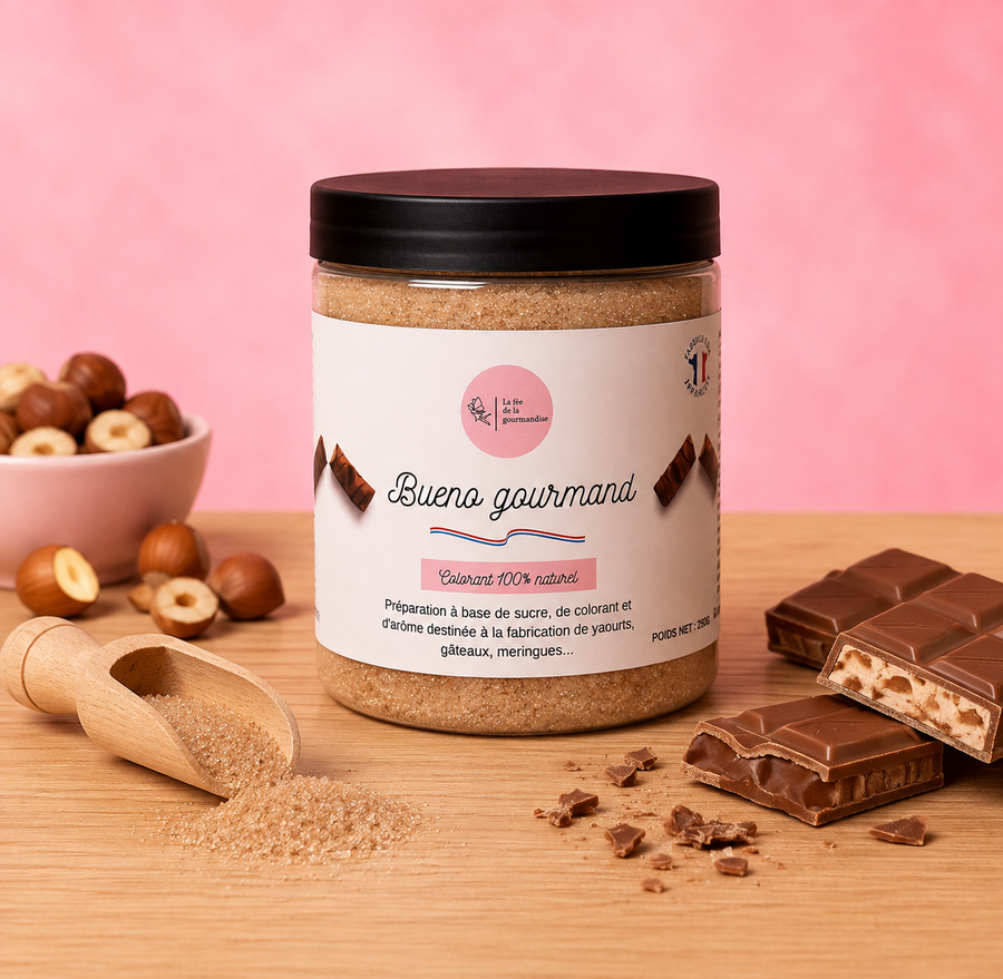 Sucre aromatisé Bueno Gourmand en situation