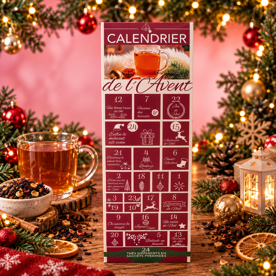 Calendrier de l'avent 24 THÉS & INFUSIONS en situation
