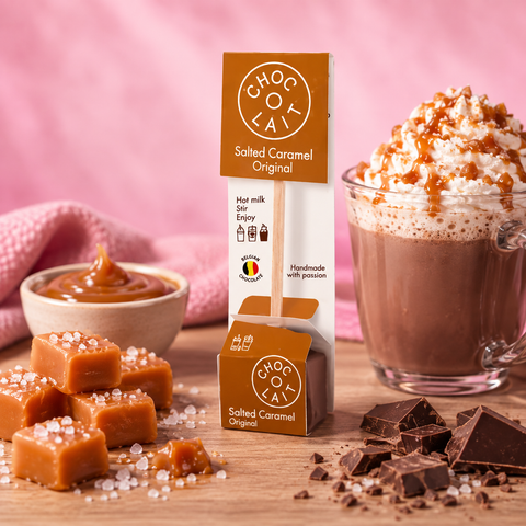 Cuillère Chocolat Chaud Caramel au beurre salé 33g