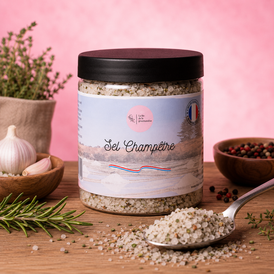 Sel aromatisés Champêtre 250G en situation