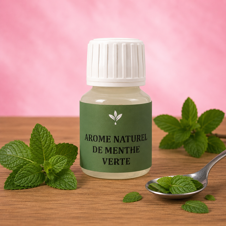 Arôme naturel Menthe verte en situation