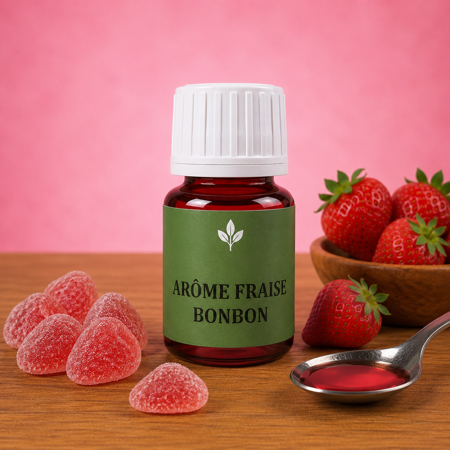 Arôme Naturel Fraise bonbon en situation