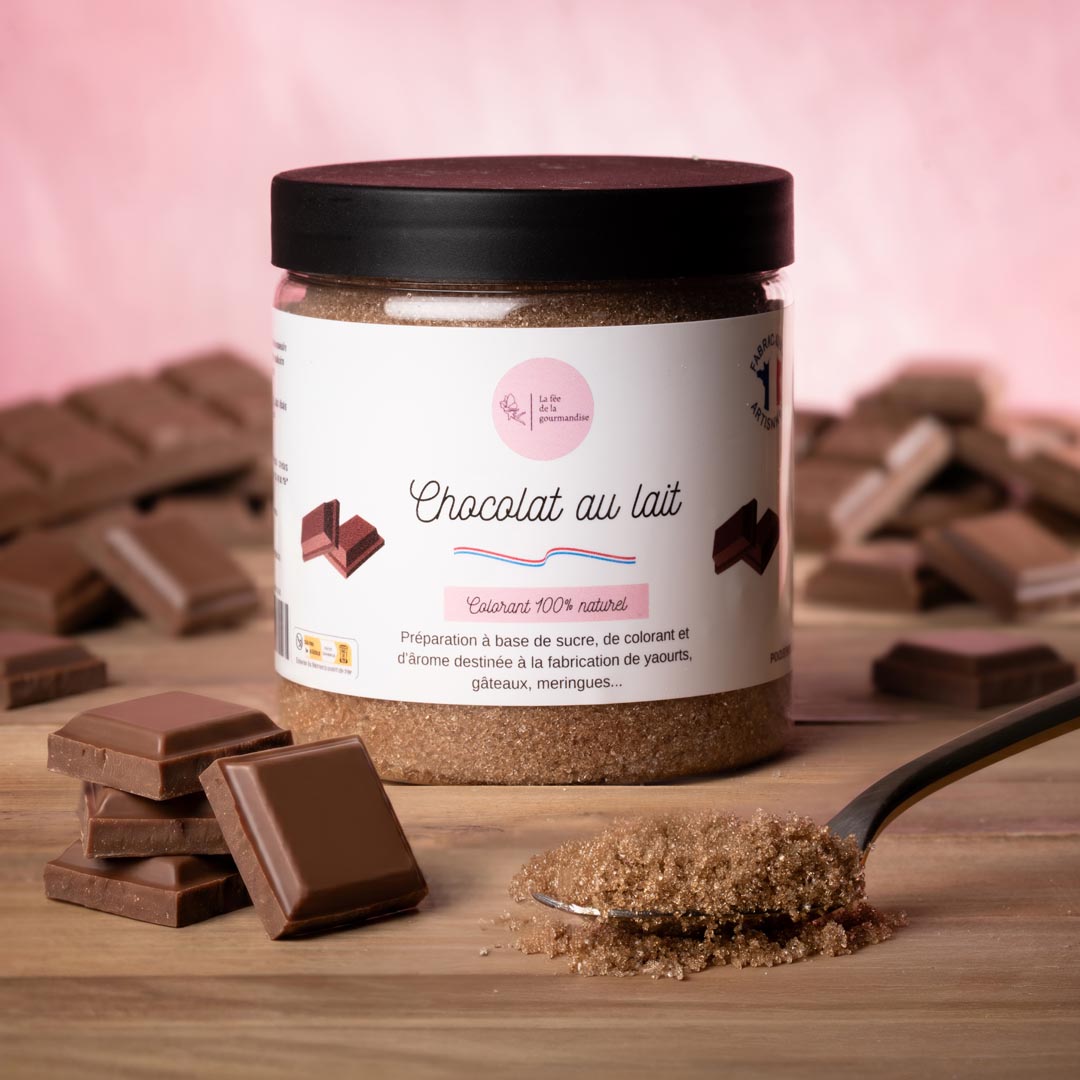 Sucre aromatisé Chocolat au lait