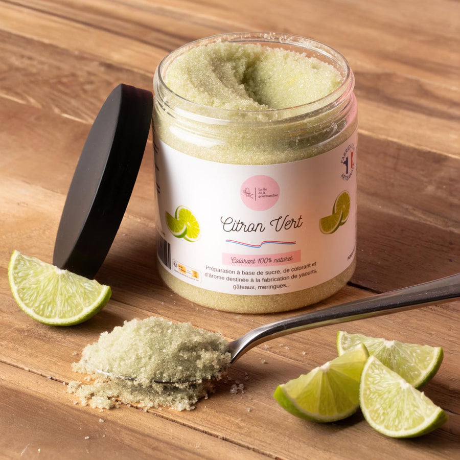 Sucre aromatisé Citron vert en situation
