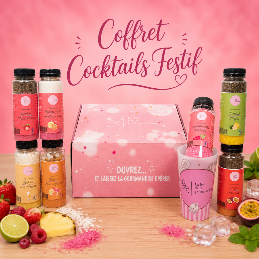 🎁 Coffret Cocktail – Esprit Festif en situation