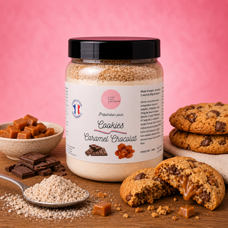 Cookies caramel chocolat 470G