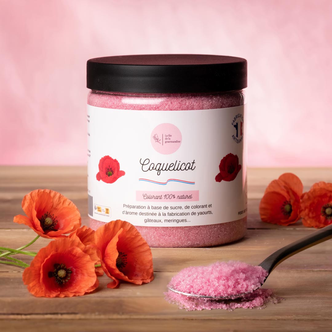Sucre aromatisé Coquelicot
