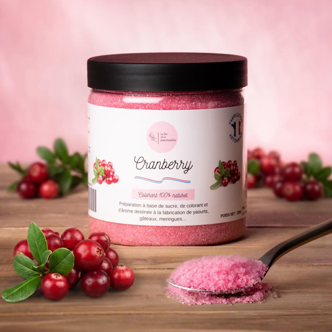 Sucre aromatisé Cranberry