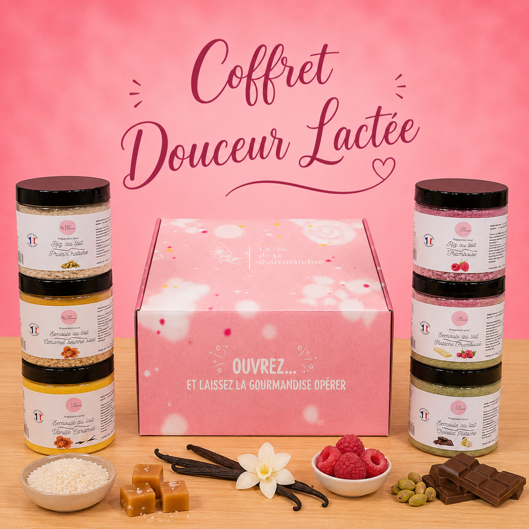 Coffret douceur lacté 6 préparations