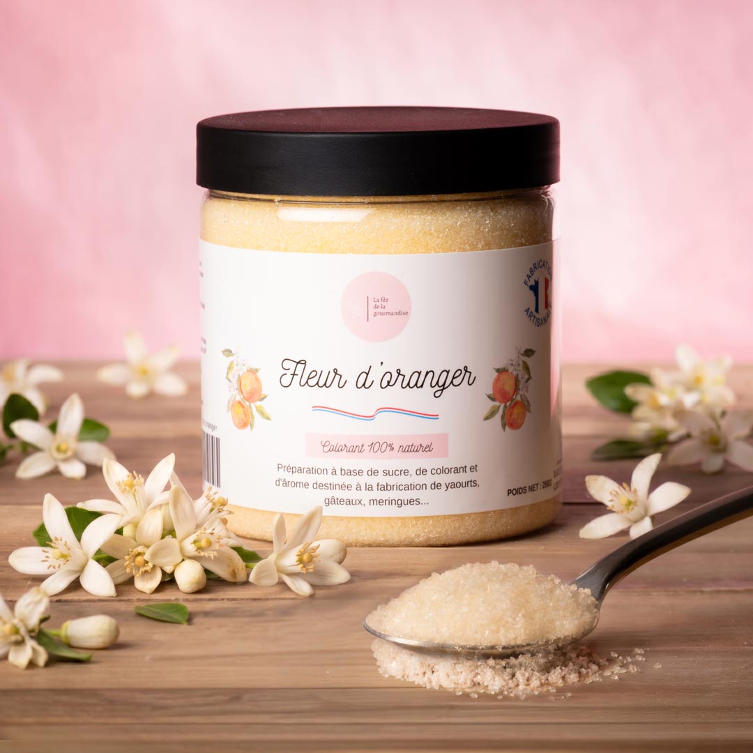 Sucre aromatisé Fleur d'oranger