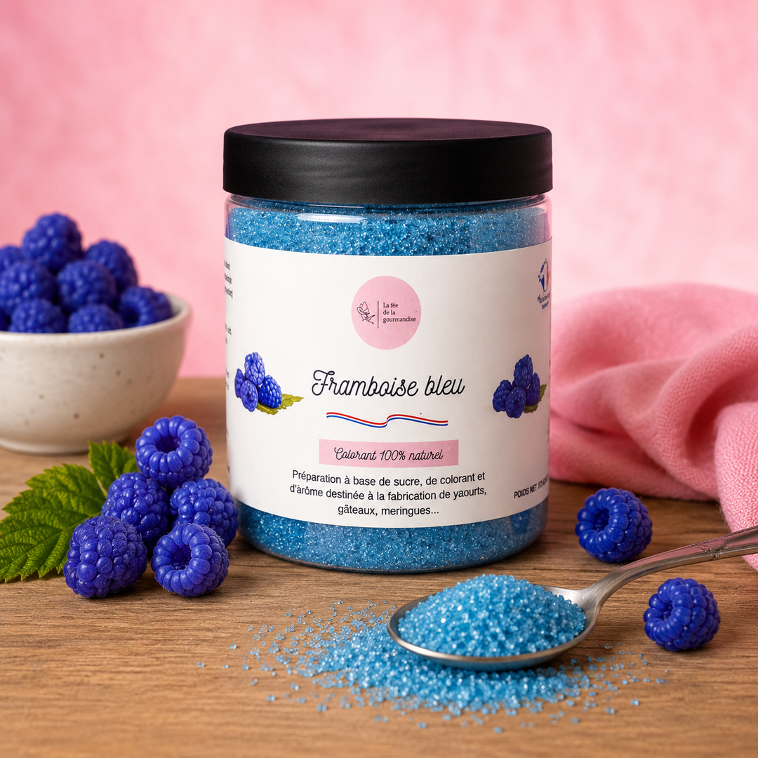 Sucre aromatisé Framboise Bleu