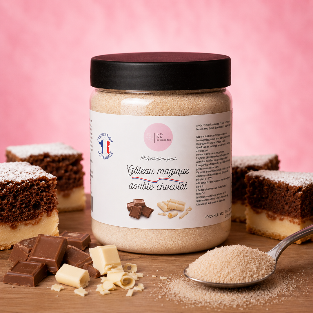 Gâteau magique double chocolat 470G