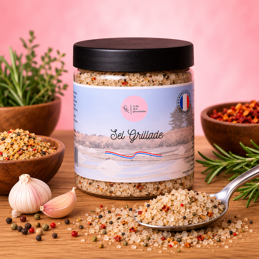 Sel aromatisés Grillade 250G en situation