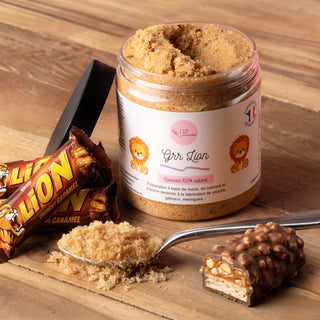 Sucre Lion ( Chocolat & Caramel et brisures de Lion )
