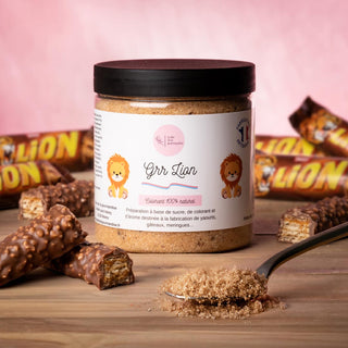 Sucre Lion ( Chocolat & Caramel et brisures de Lion )