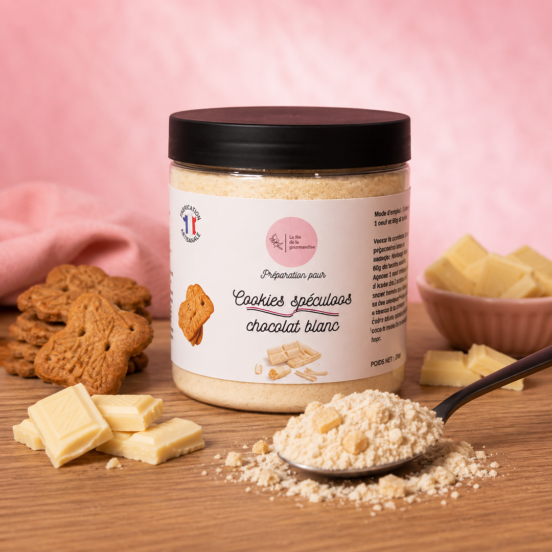 Cookies spéculoos chocolat blanc 230G