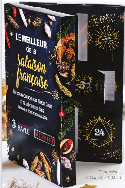 Calendrier 25 mini saucissons ( PRÉCOMMANDE)