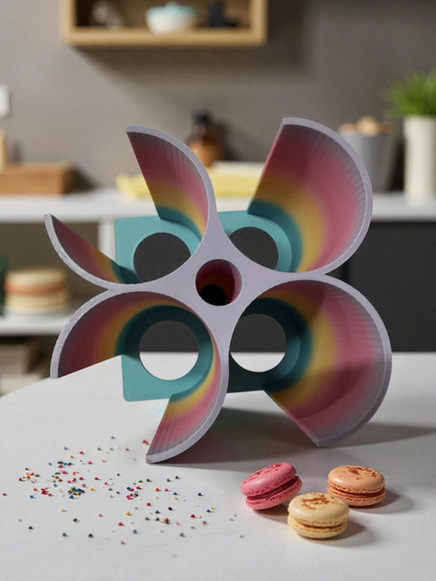 Présentoir 8 sucres Arc en ciel