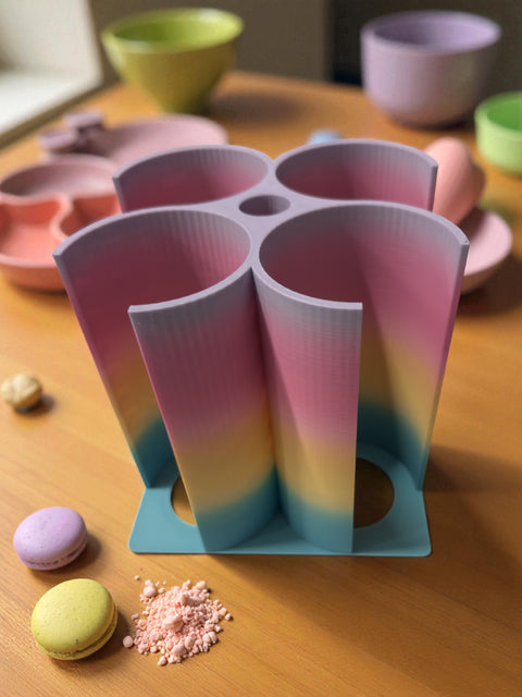 Présentoir 8 sucres Arc en ciel